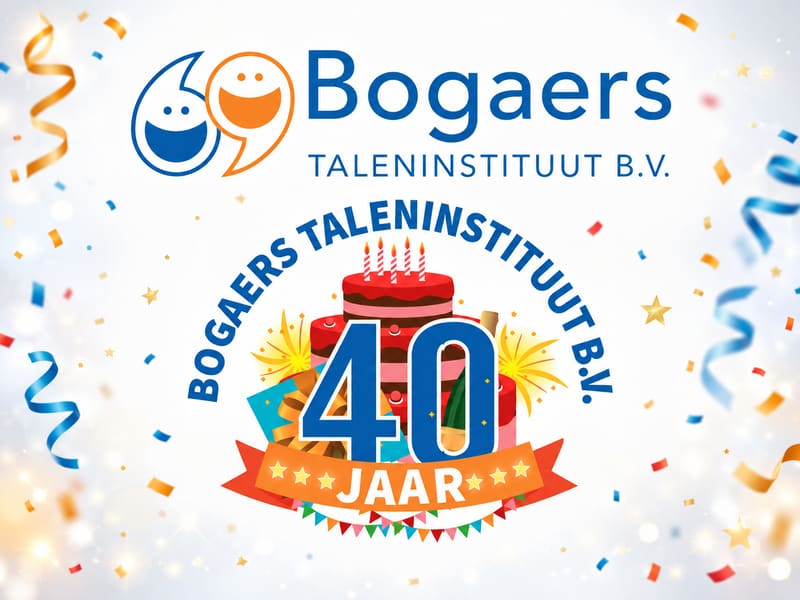 Bogaers Taleninstituut 40 jaar